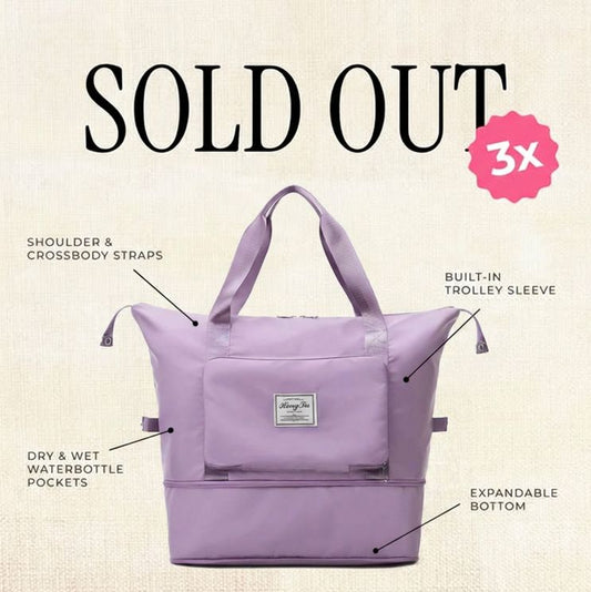 Water-Proof Foldable Travel Bag (Buy 1 Get 1 FREE)