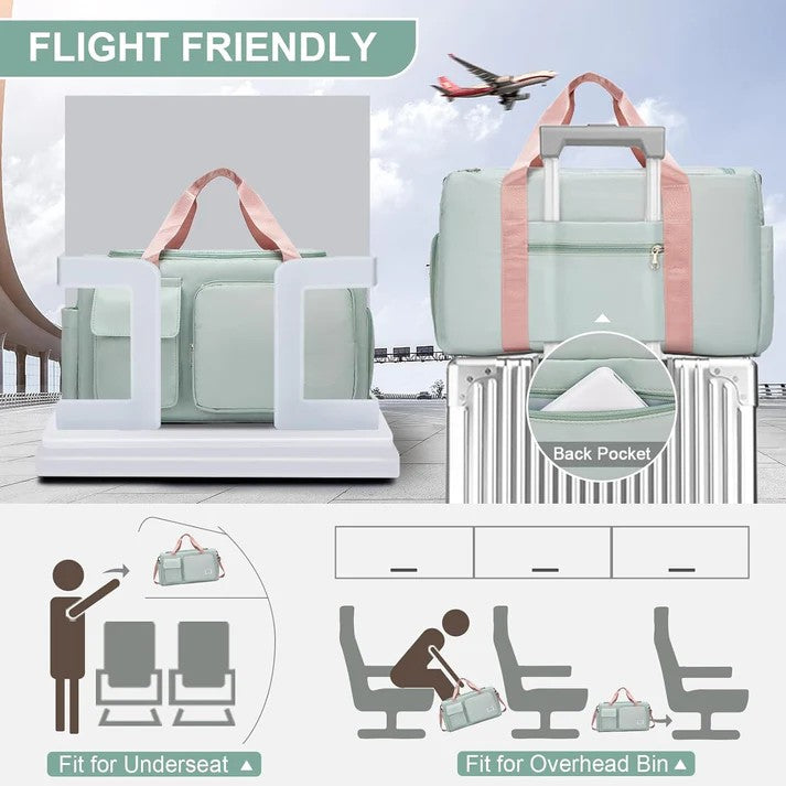 Water-Proof 6-Compartment Travel Bag (Unisex)