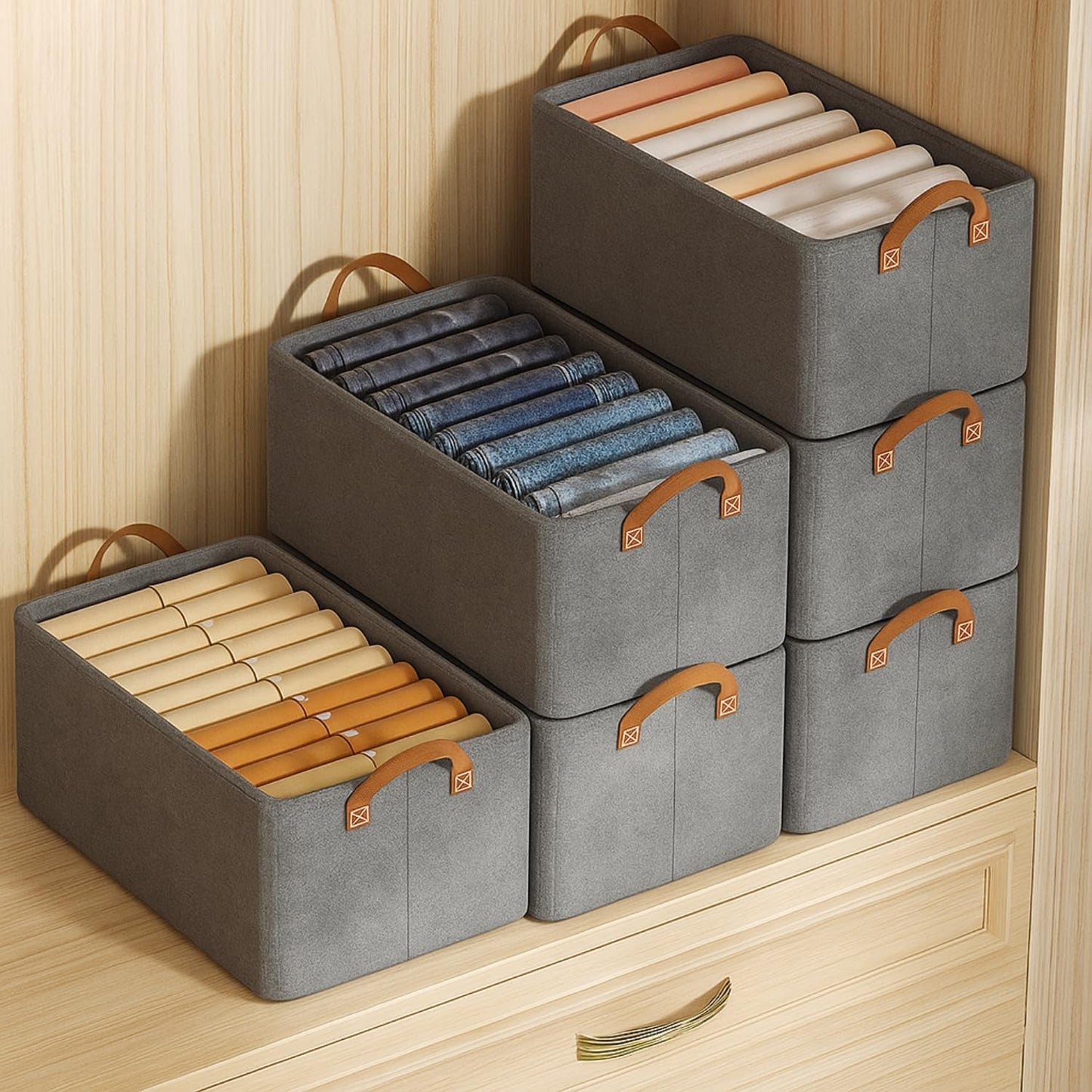 Large Foldable Storage Box Organizer (Buy 1 Get 1 FREE)