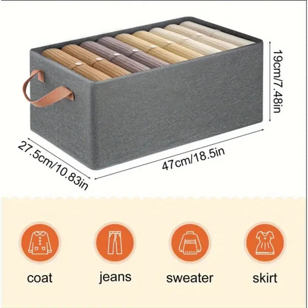 Large Foldable Storage Box Organizer (Buy 1 Get 1 FREE)