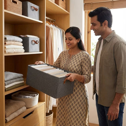 Large Foldable Storage Box Organizer (Buy 1 Get 1 FREE)